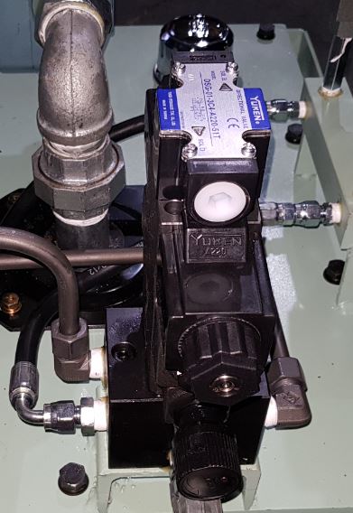 Solenoid valve for outlet cylinder